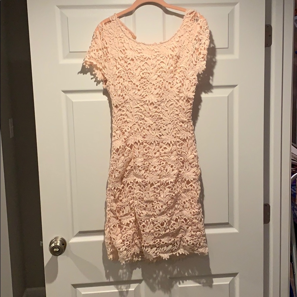 Blush Lace Dress